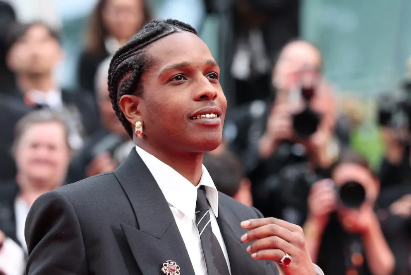 Image: ASAP Rocky at the Cannes Festival 2025
