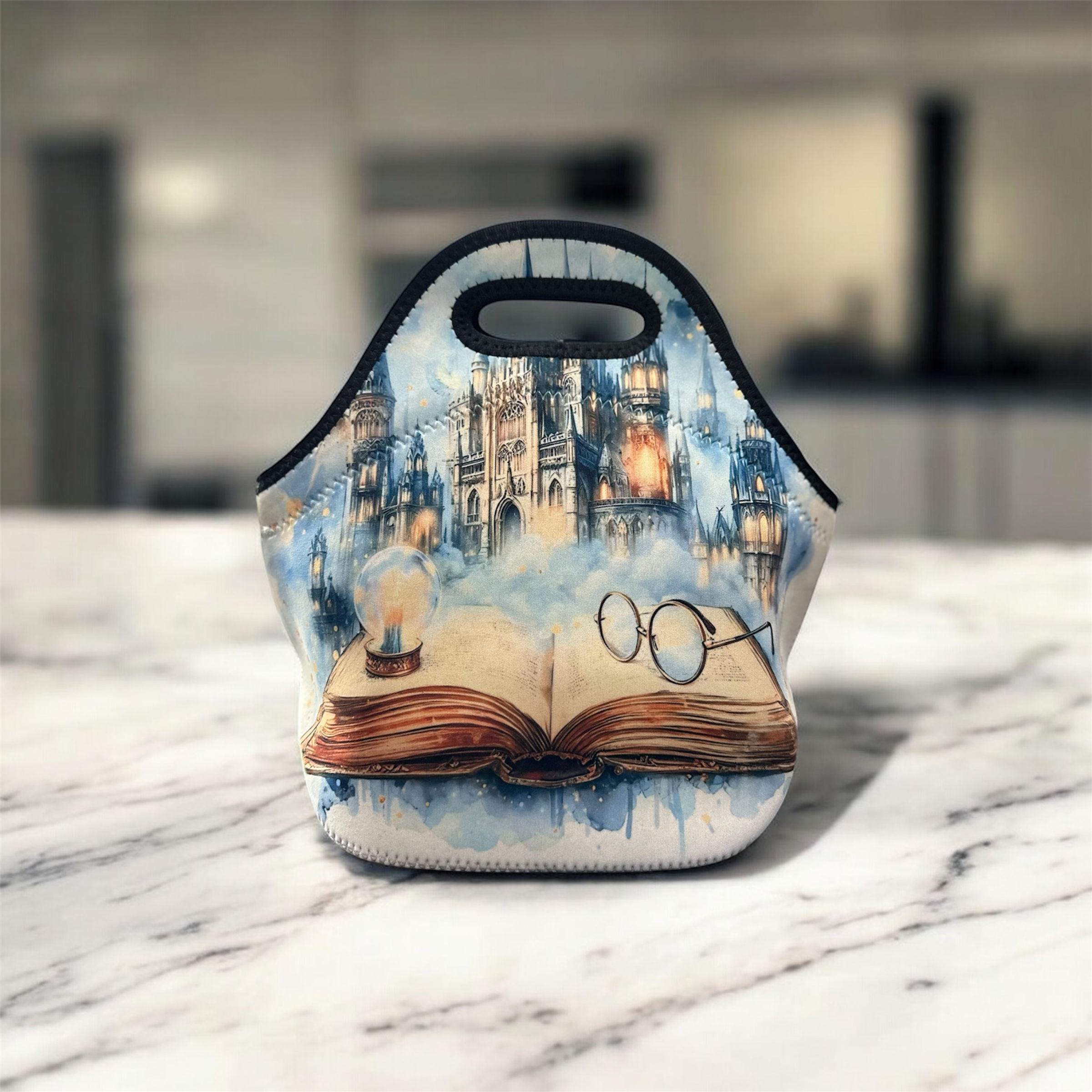 WIZARD'S WORLD - Neoprene Insulated Lunch Tote both sides