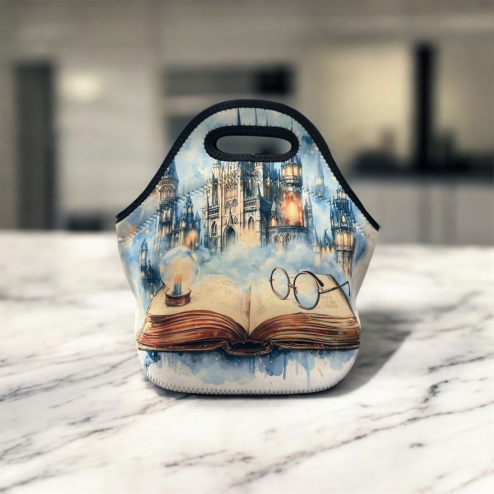 WIZARD'S WORLD - Neoprene Insulated Lunch Tote both sides