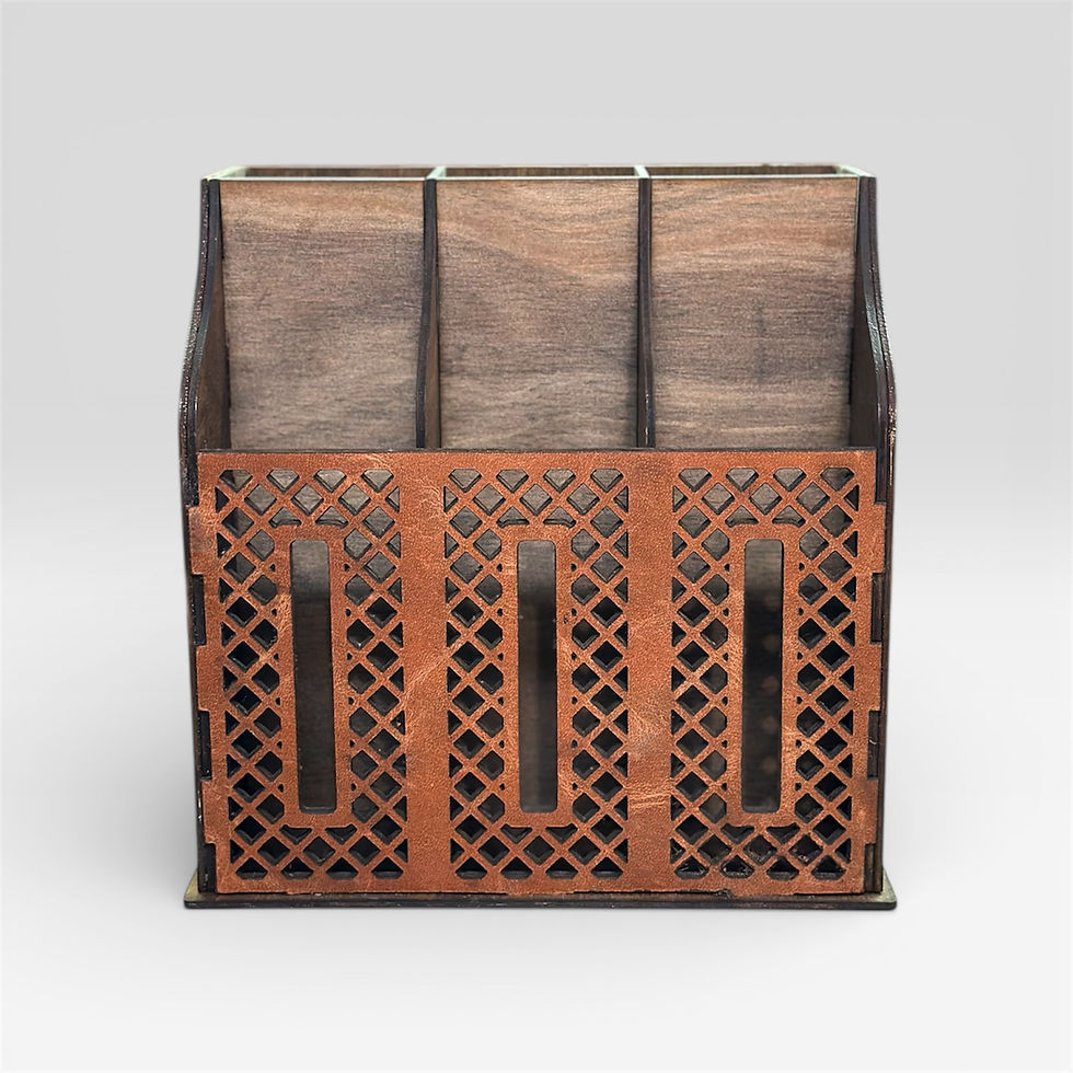 6 SLOTTED CADDY FRONT VIEW