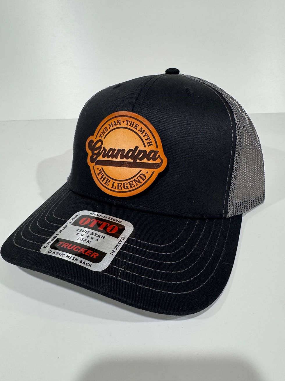 Grandpa on a classic 112 trucker hat