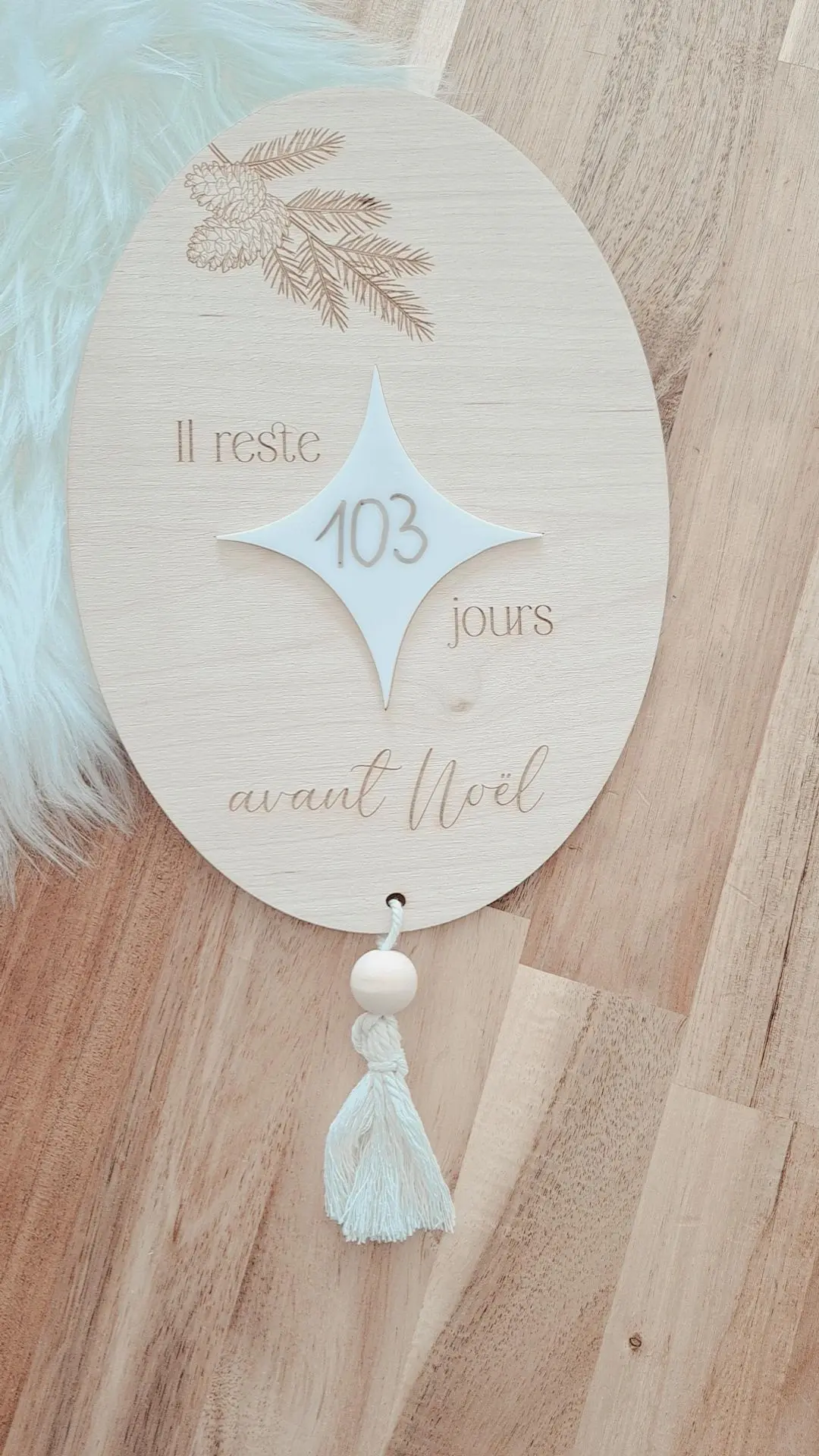 Compte à rebours Noël bohème