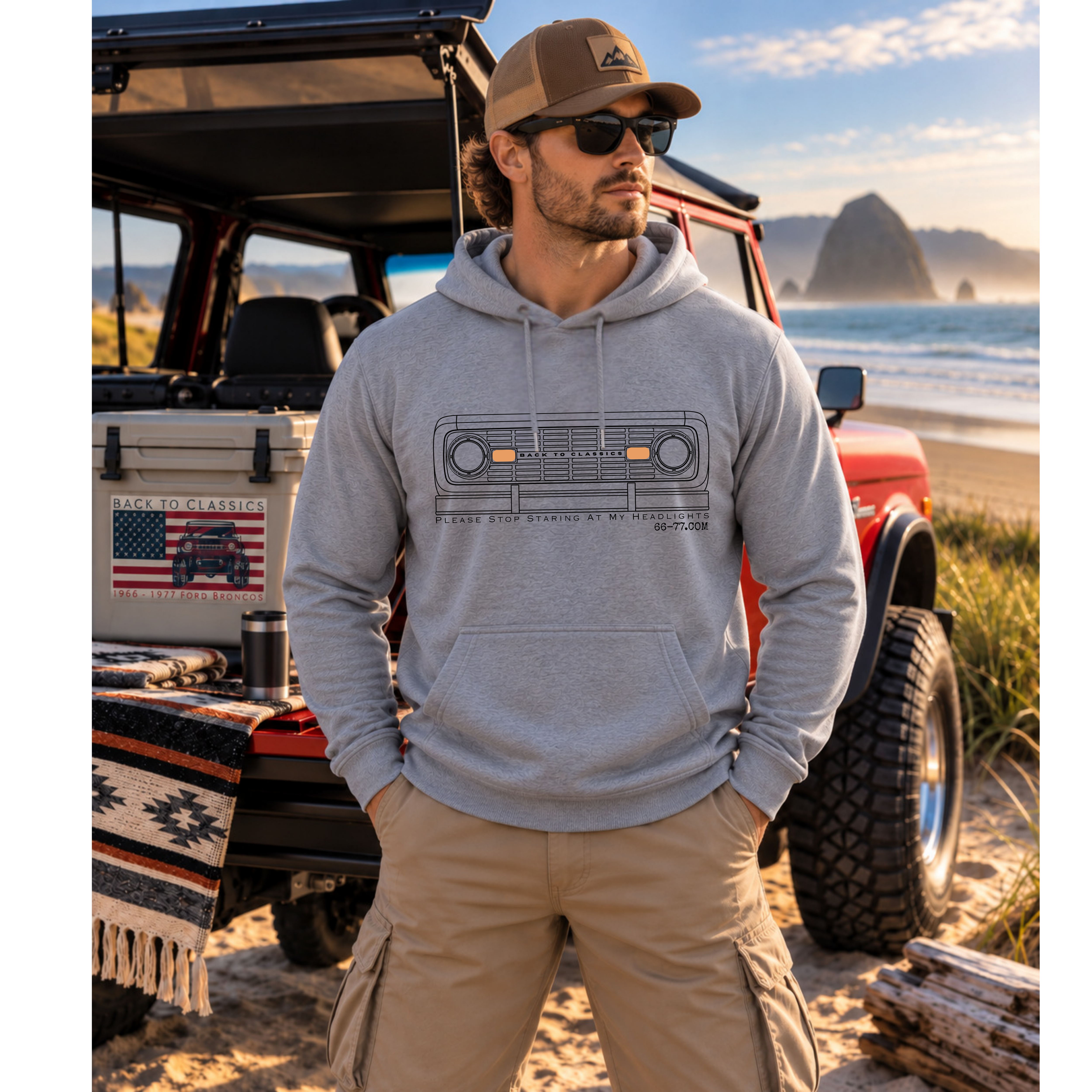 Stop Staring at My Headlights | Men’s/Unisex Hoodie