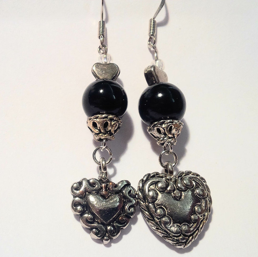 Dangling Hearts Earrings