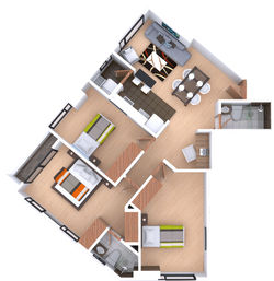 3 Habitaciones