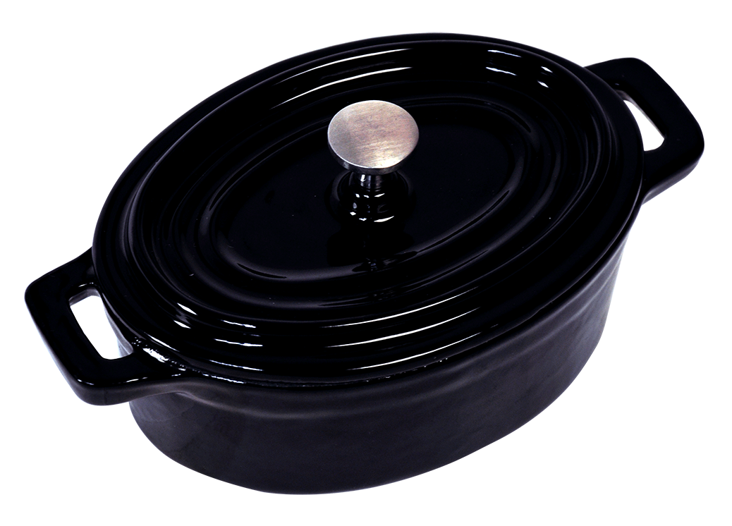 Mini Oval Cocotte with SS Knob Lid