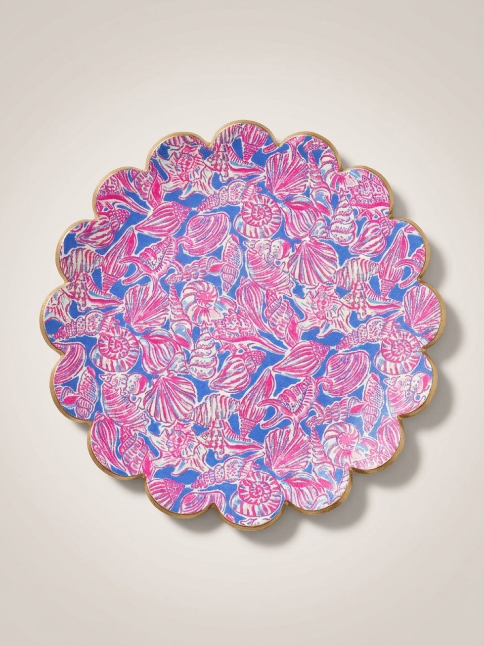 Front View - Seashell Social Clay Trinket Dish
