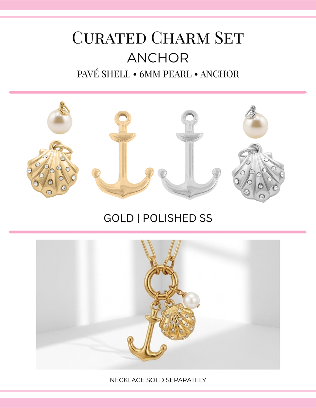 Anchor - Curated Charm Set