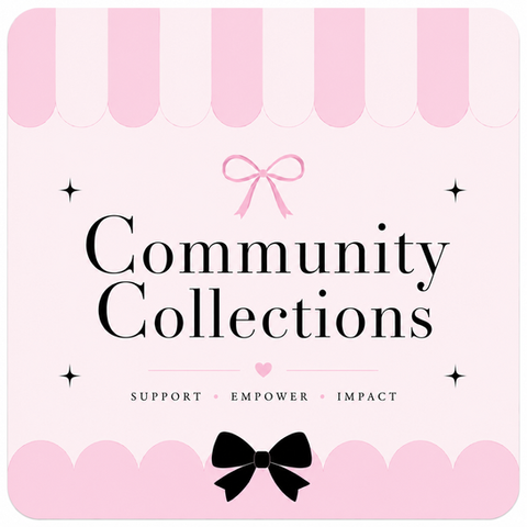 Community Collections featuring custom jewelry and accessories created for local organizations and community groups