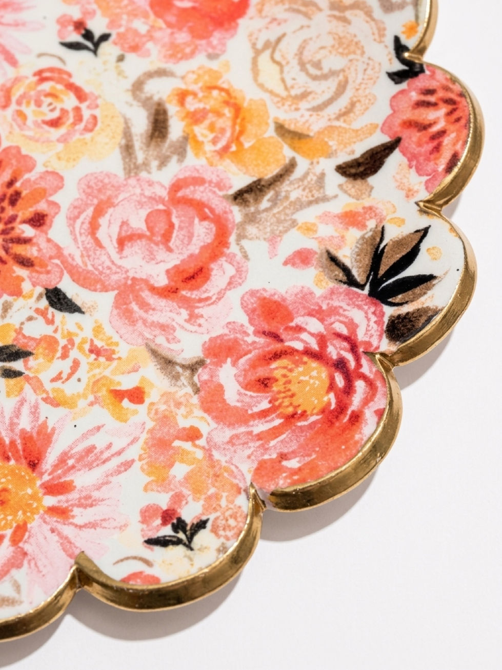 Close Up - Blushing Garden Clay Trinket Dish