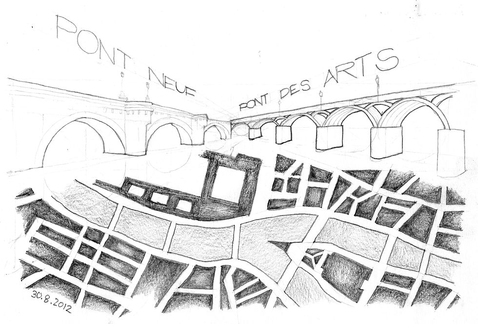 Pont Nuef - Pont des Arts