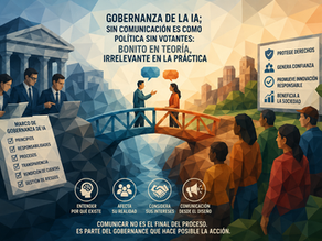 Gobernanza de la IA: Sin comunicación es como política sin votantes, bonito en teoría, irrelevante en la práctica