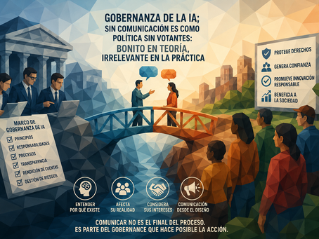 Gobernanza de la IA: Sin comunicación es como política sin votantes, bonito en teoría, irrelevante en la práctica