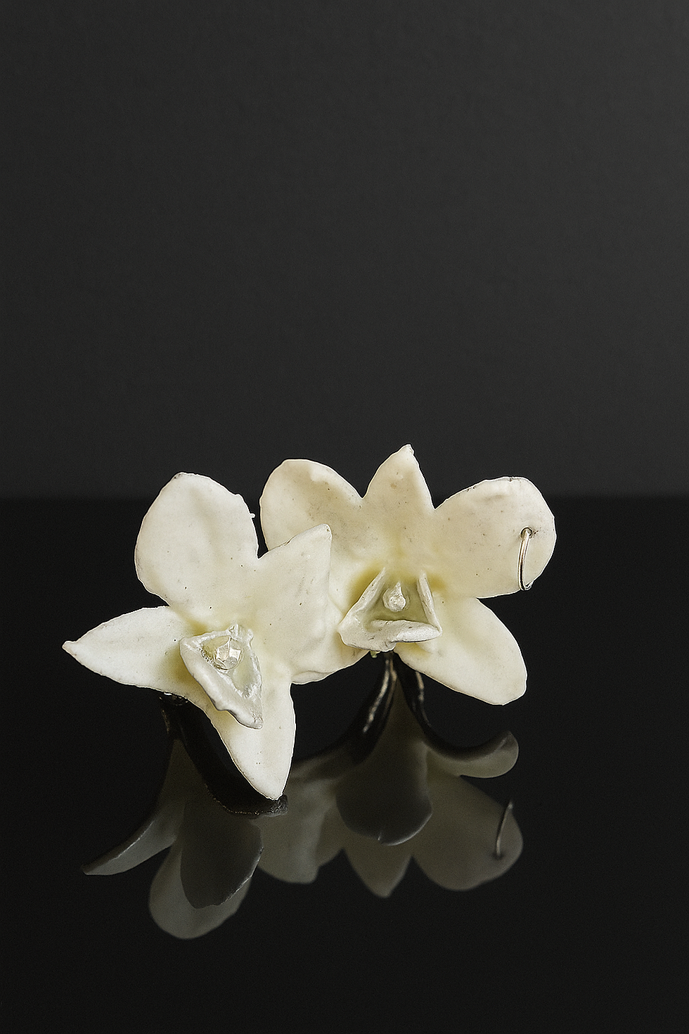 Pingente Orquídeas Duplas