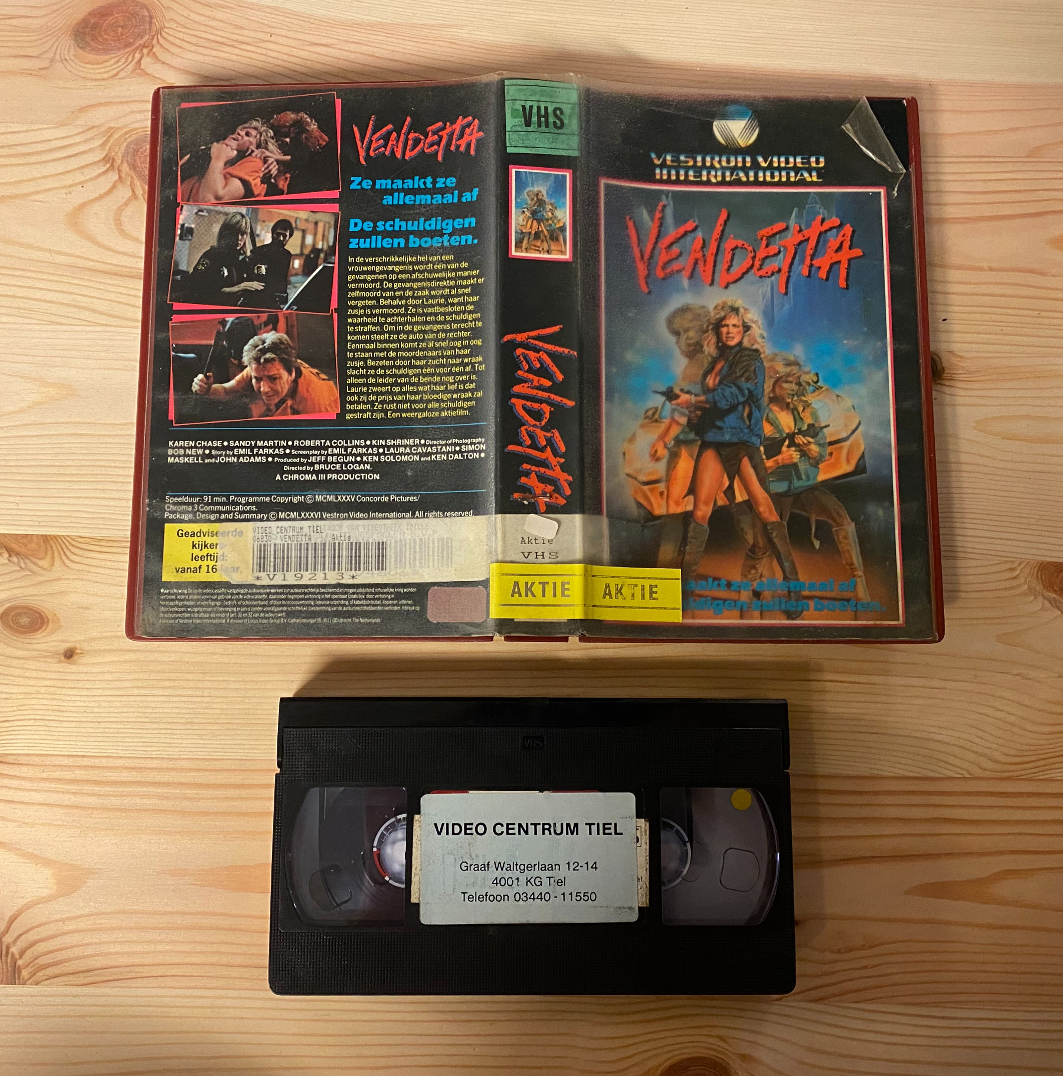Vendetta VHS (Holland)