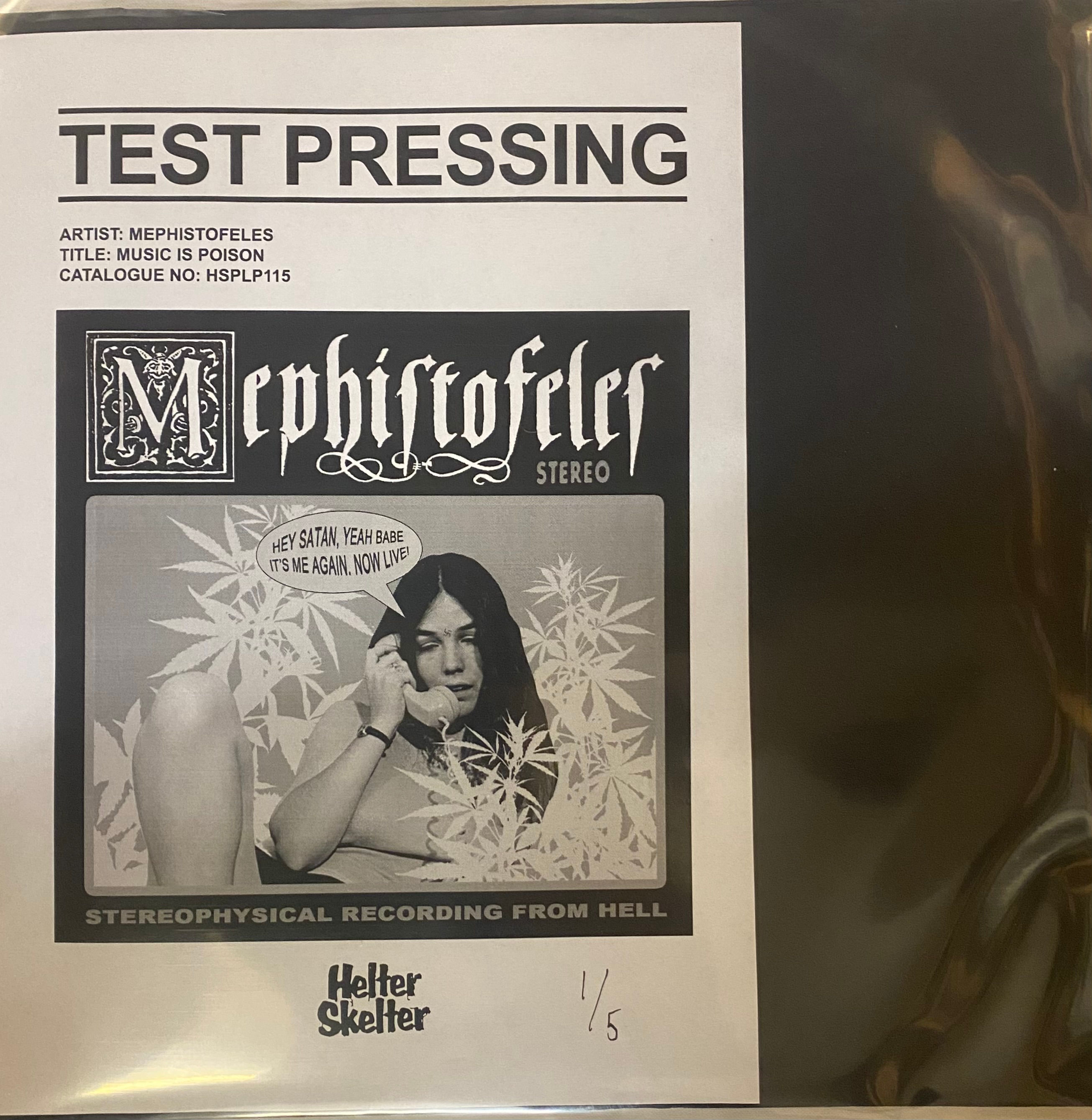 Mephistofeles - Music is Poison (Testpressing)