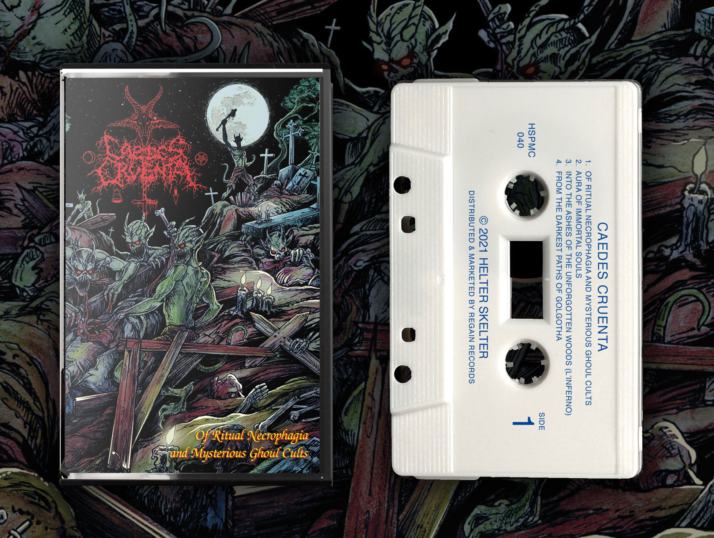 Caedes Cruenta - Of Ritual Necrophagia & Mysterious Ghoul Cults TAPE