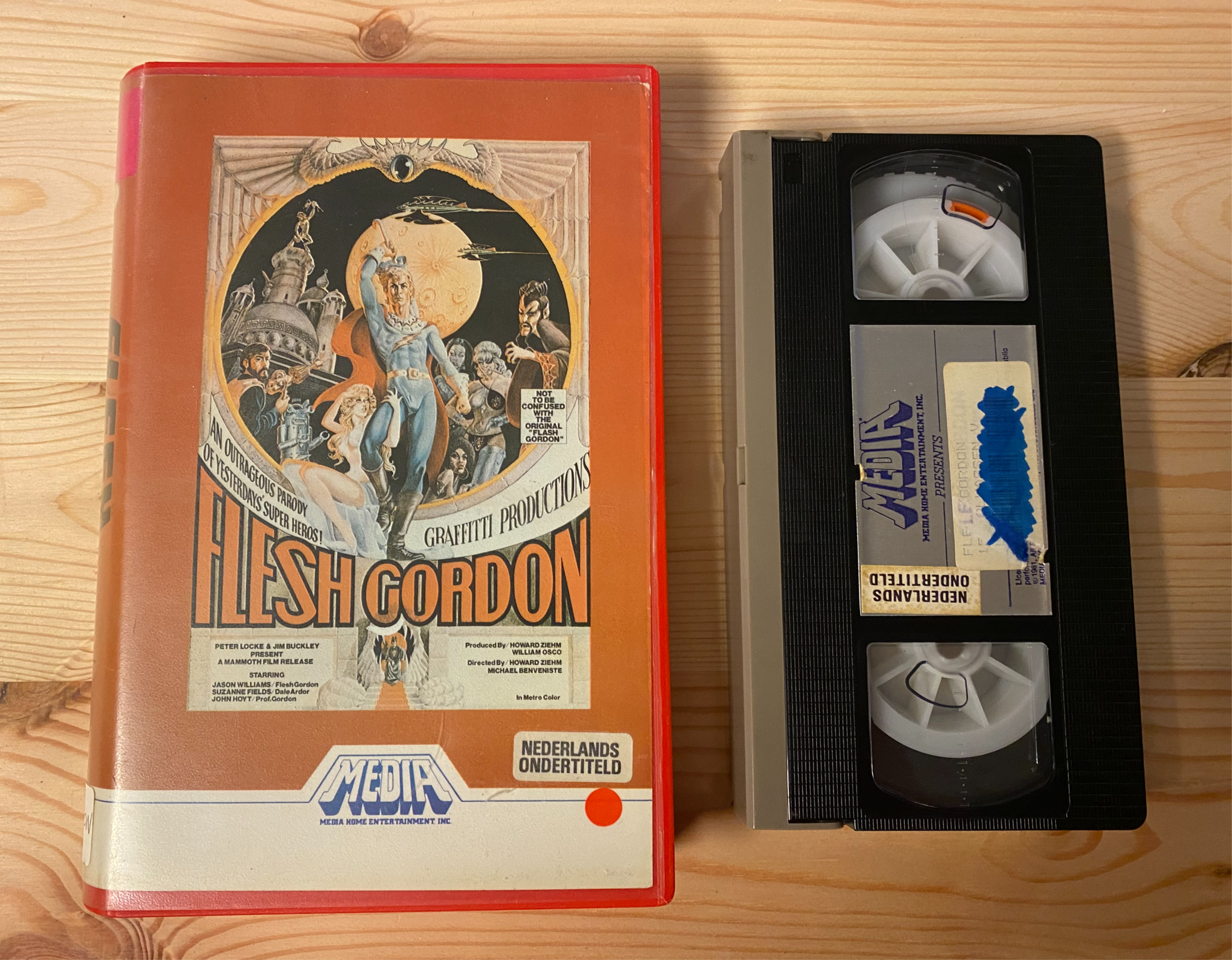 Flesh Gordon VHS (Holland)