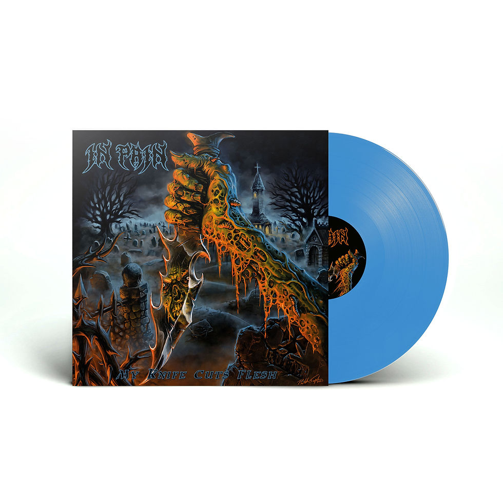Thumbnail: In Pain - My Knife Cuts Flesh LP (blue vinyl) (PRE-ORDER)