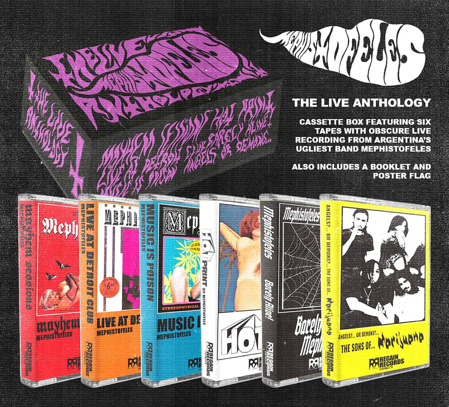 Mephistofeles - The Live Anthology, 6 TAPE BOXSET