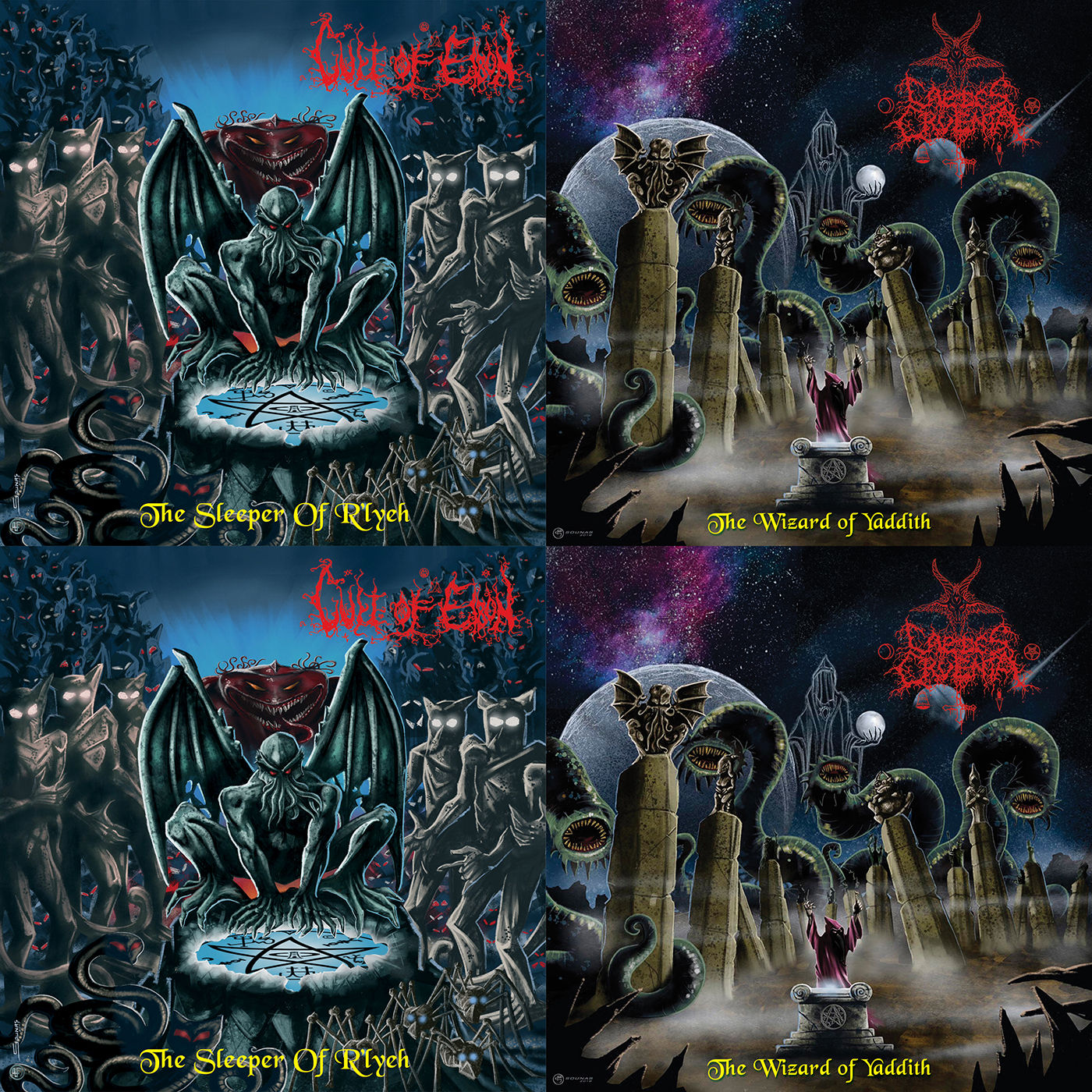 Caedes Cruenta / Cult of Eibon - Split 7"EP