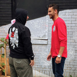 Jimi & Steve goofing around