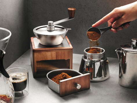 Kaffeemühle GIRO von GEFU: Klassisches Design trifft auf innovative Mahltechnik