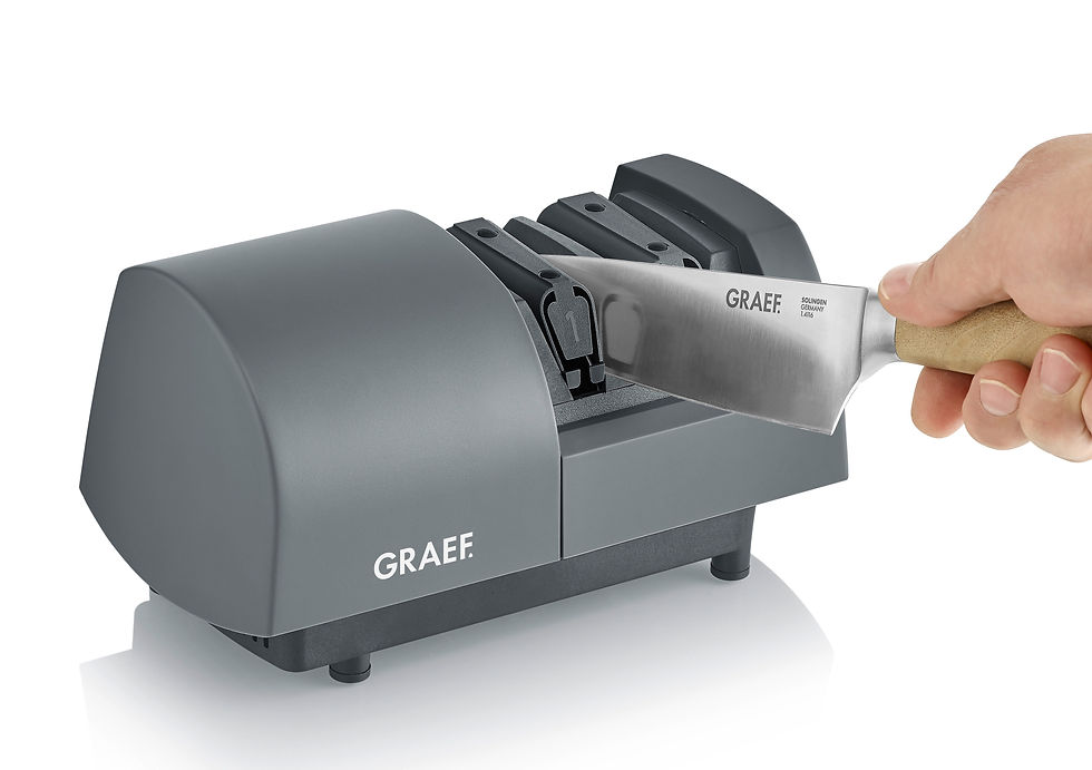 Neue elektrische Messerschleifer von Graef.