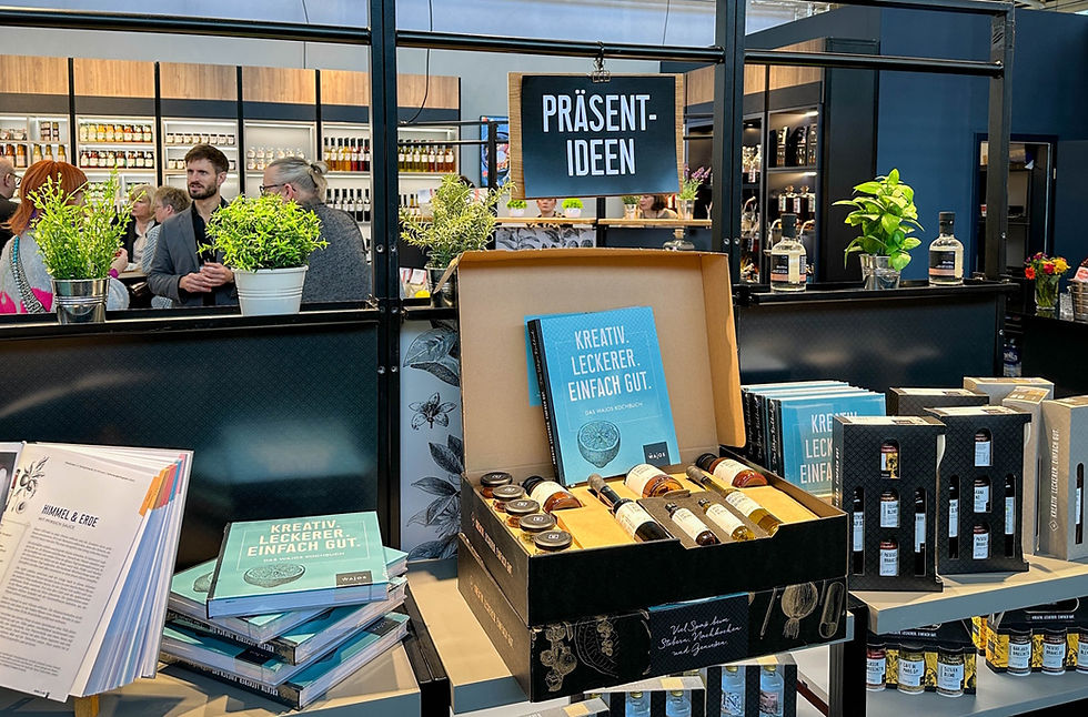 Auf der TrendSet hat der Genuss- und Gourmetbereich ein großes Areal belegt.