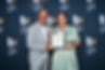 Freuen sich über den Gewinn des German Brand Award 2026: Claas Oetzel (CPO, Bereichsleitung Beschaffung und Qualitätsmanagement, Prokurist) und Nina Löher (Leitung Marketing) von Gefu.