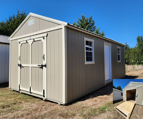 12' x 24' Ramp Door Utility Shed - Derksen | APB
