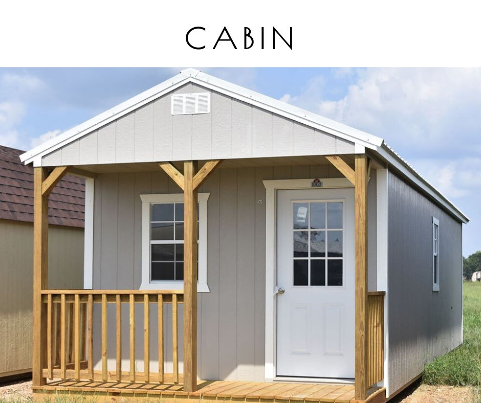 Click our cabin model to learn more about this products features.