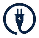 Electrical package upgrade icon for cabin wiring and power options.