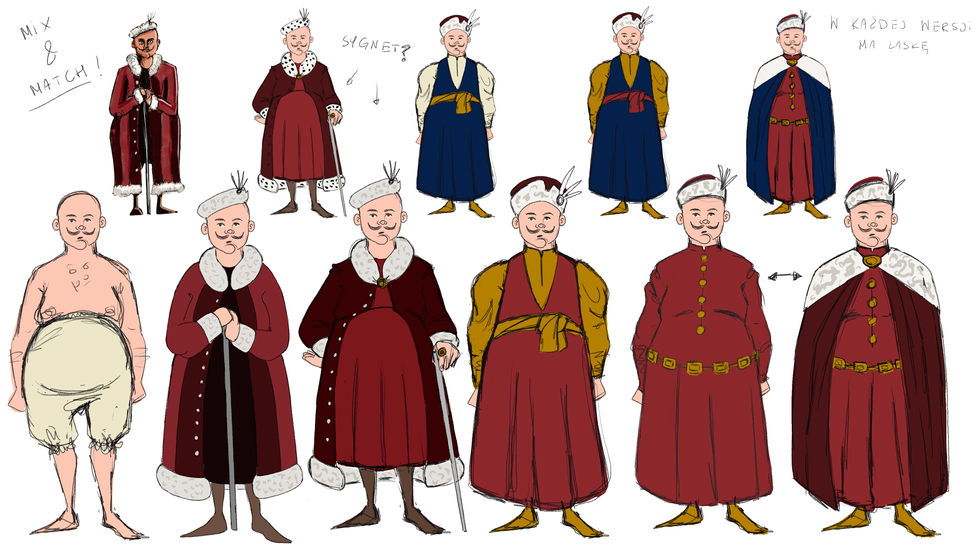 Nobleman - early sketches