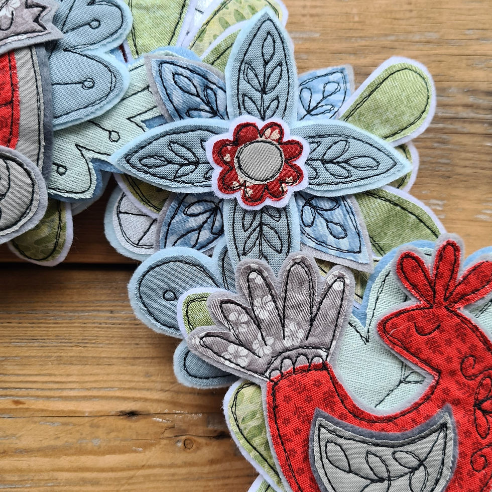 Thumbnail: Scandi-Small Applique Wreath