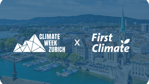 First Climate bei der Climate Week Zurich