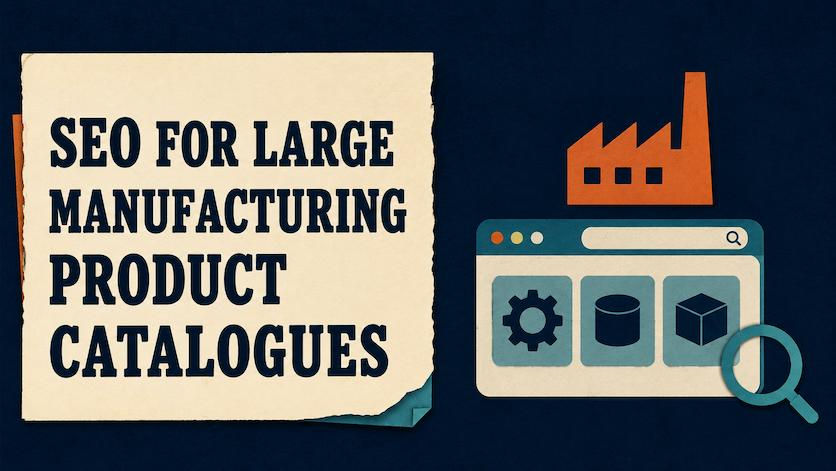 seo for large manufacturing product catalogues