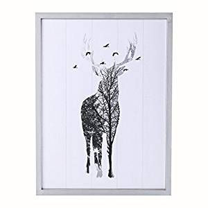 Stag Print Framed