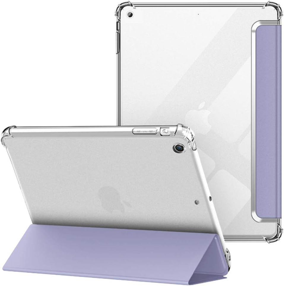 Miniature : Étui VAGHVEO iPad Mini violet – coque transparente élégante anti-chocs avec support intégré
