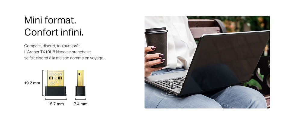 Miniature : Télétravail sur ordinateur portable avec connexion WiFi stable