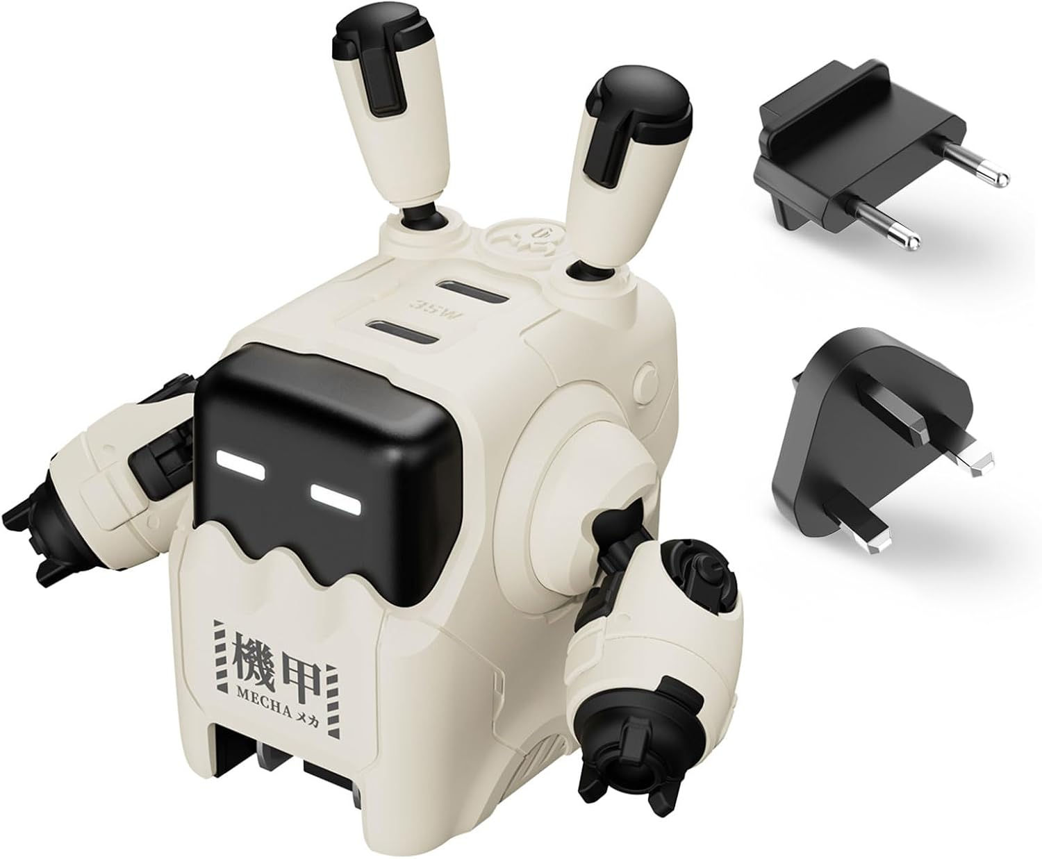 Gravastar Delta35 Chargeur USB C 35W Chargeur Rapide GaN 4 Ports Prise USB C Se