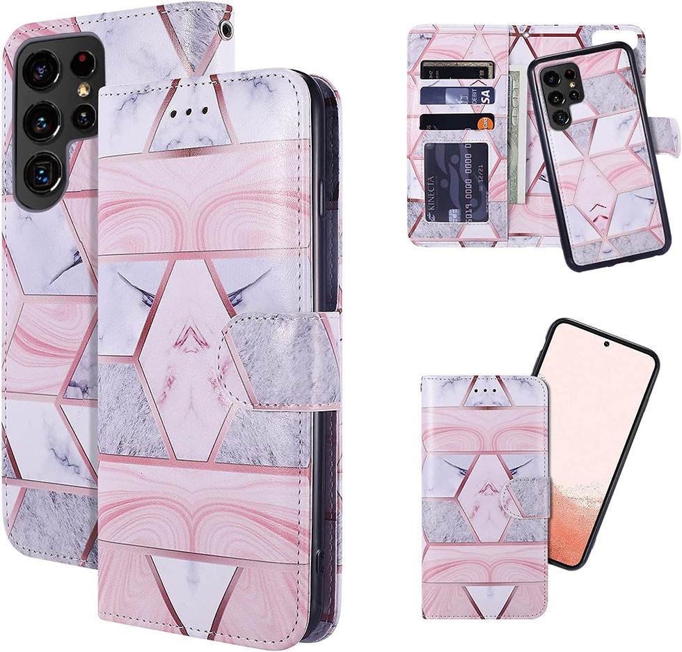 Miniature :  Étui pourSamsung Galaxy S21 Détachable Magnétique Porte-Cartes Noir 