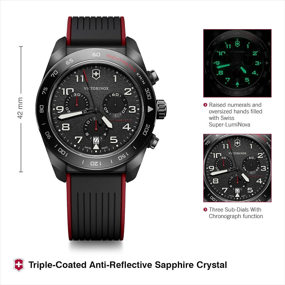 Miniature : Victorinox Swiss Army Chronograph Black an Red