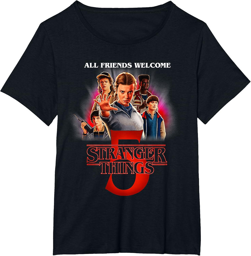 Miniature : Stranger Things Season Five Poster T-Shirt