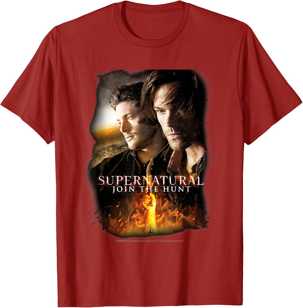 Miniature : T-Shirt Supernatural Flaming
