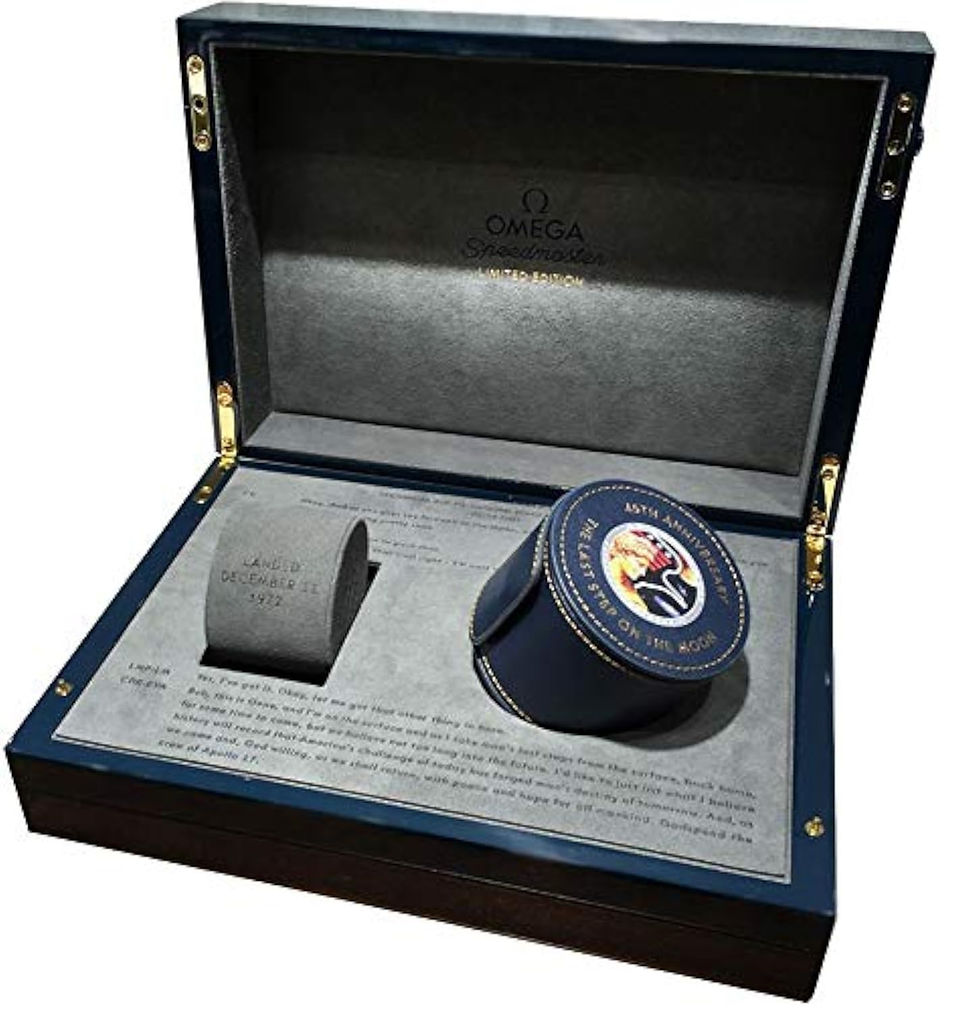 Omega Speedmaster Apollo XVII 45th Anniversary Limited Edition presentation box