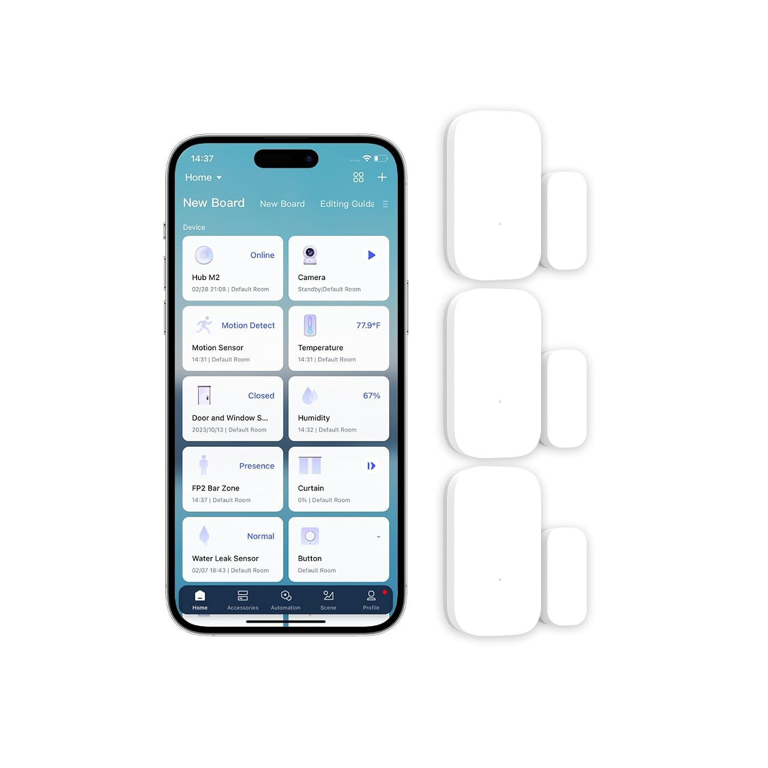 Aqara Détecteur d Ouverture Porte/Fenêtre-3 Pack, Zigbee