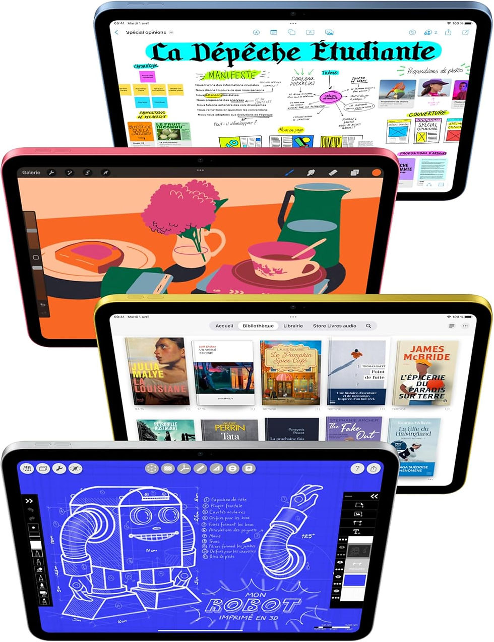 iPad 11 pouces A16 128 Go Wi-Fi usages professionnels et loisirs