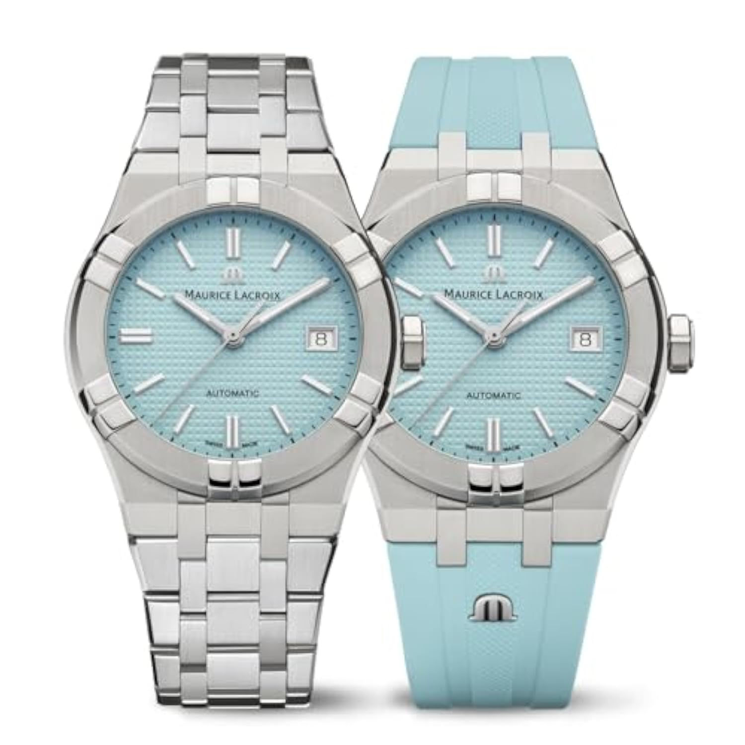 Maurice Lacroix AIKON turquoise montre automatique acier