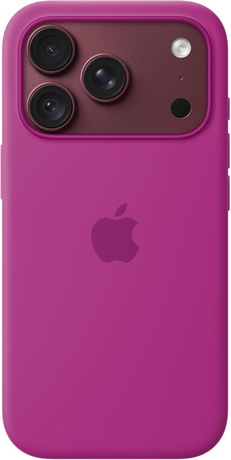 Thumbnail: Apple iPhone 18 Pro Max TechWoven case in bright magenta shown from the rear